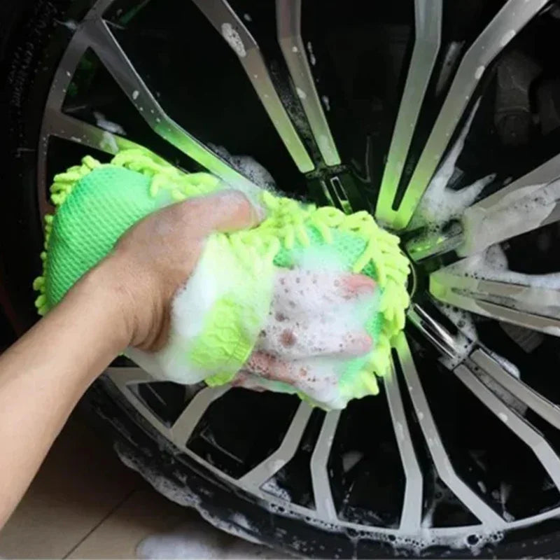 1Pcs Microfiber Car Washer Sponge Cleaning Car Care Detailing Brushes Washing Towel Auto Gloves Styling Accessories