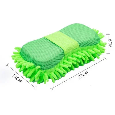 1Pcs Microfiber Car Washer Sponge Cleaning Car Care Detailing Brushes Washing Towel Auto Gloves Styling Accessories