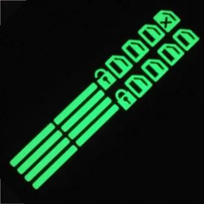 Car Window Button Luminous Sticker