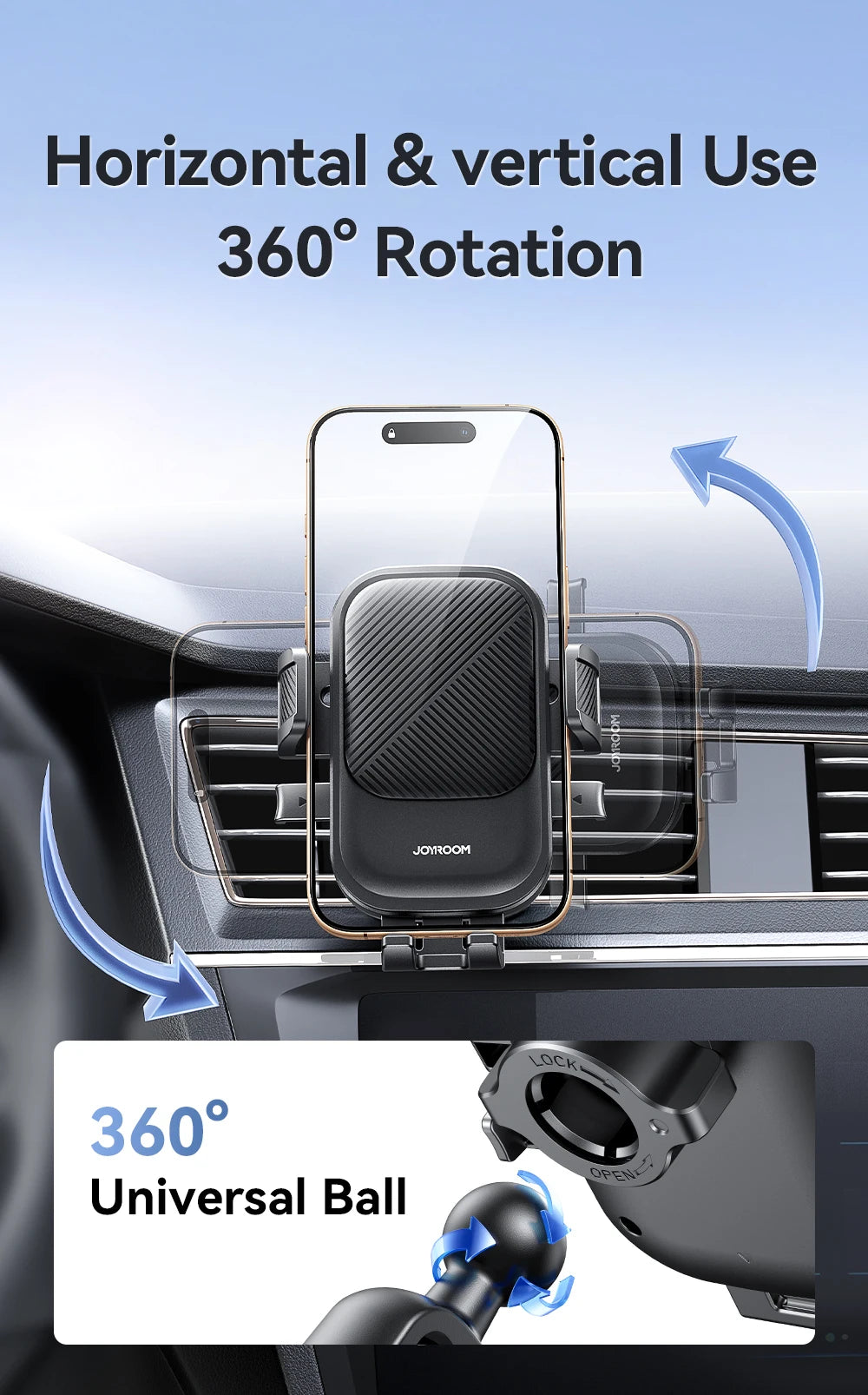 Joyroom 360° Rotation Car Phone Holder