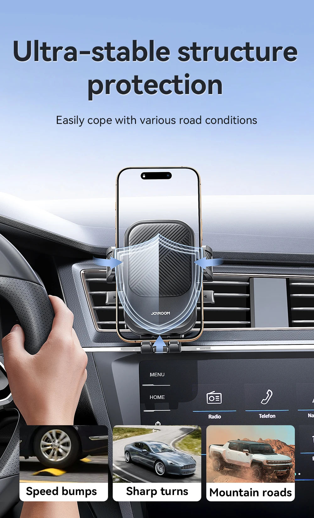 Joyroom 360° Rotation Car Phone Holder