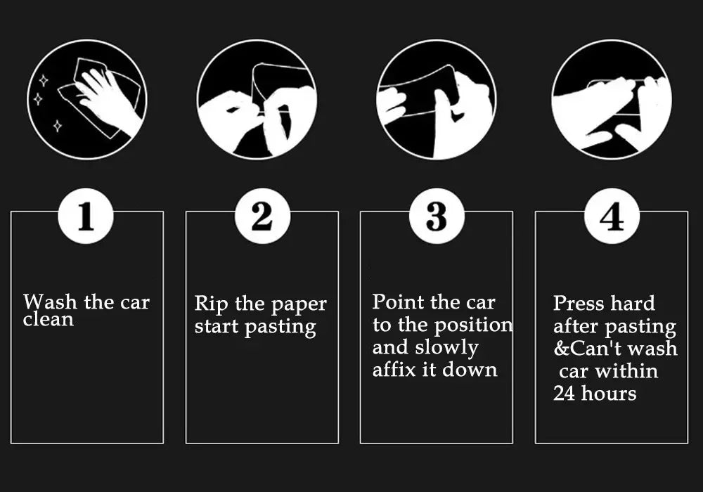 Reflective Car Door Sticker Safety