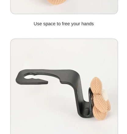 Hooks Car Clips Seat Headrest Organizer