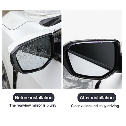 Car Rearview Mirror Rain Shield