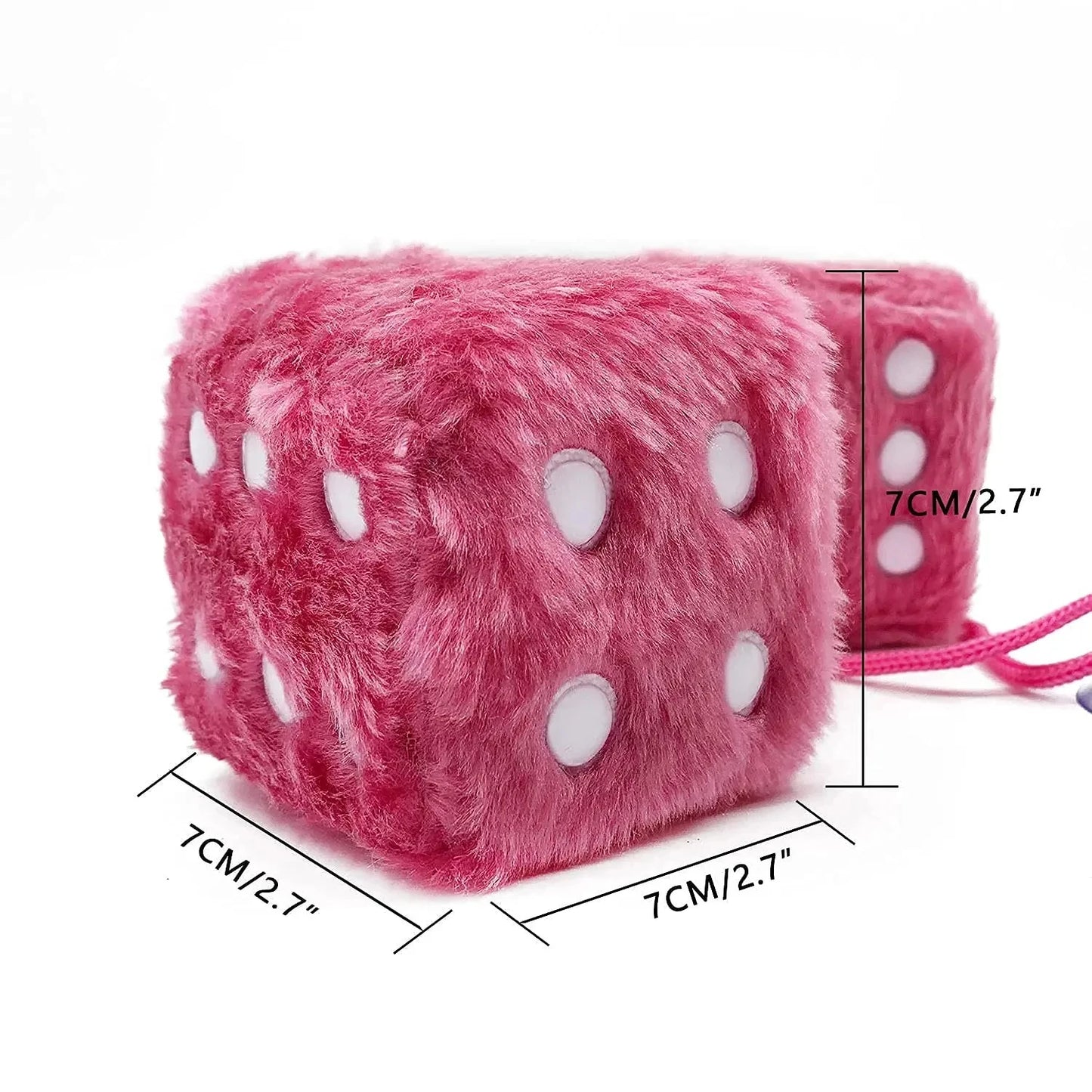 Fuzzy Dice for Car Mirror