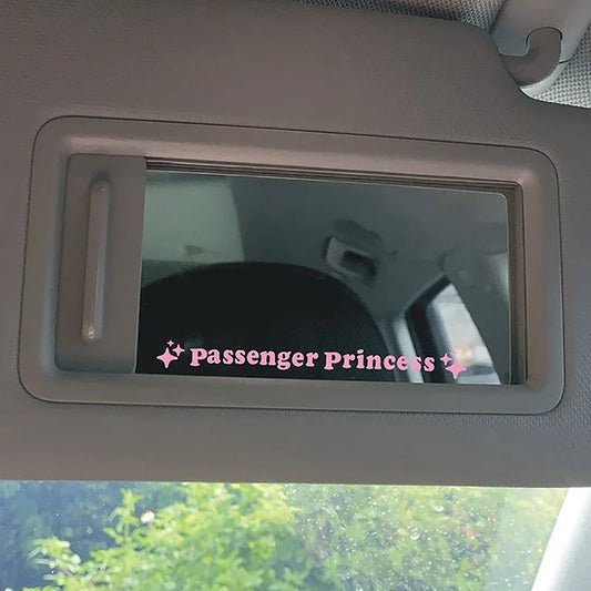 2pcs Mirror Decoration Sticker Passenger