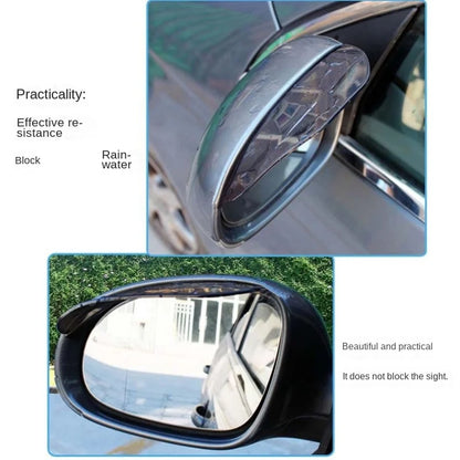 Car Rearview Mirror Rain Shield