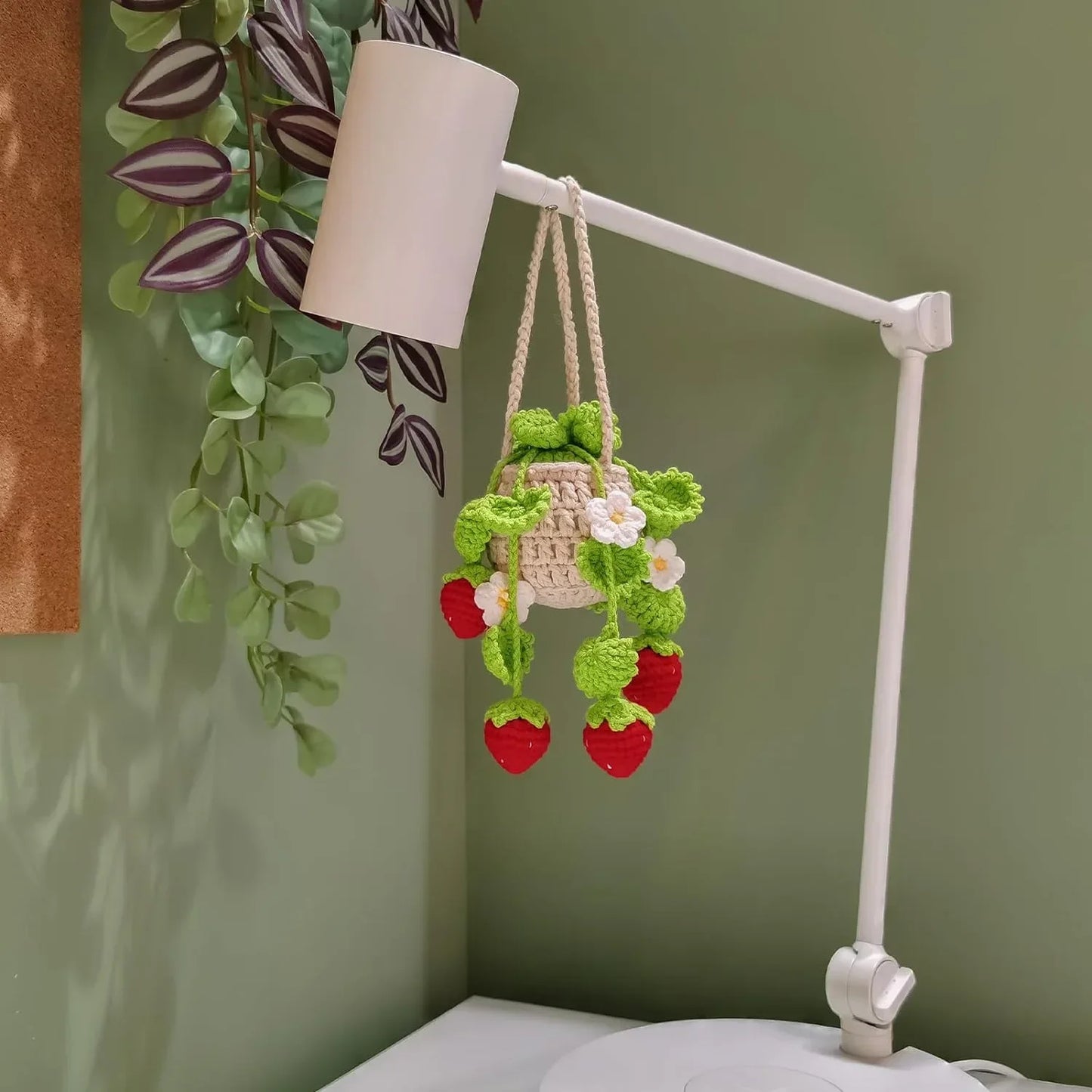 Car Plant Crochet Hanging Basket