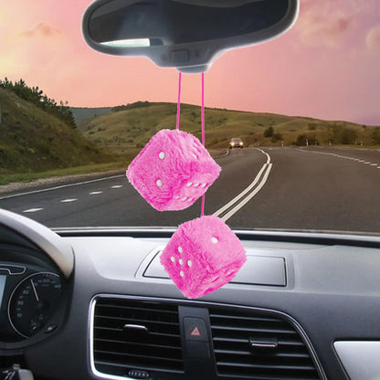 Fuzzy Dice for Car Mirror