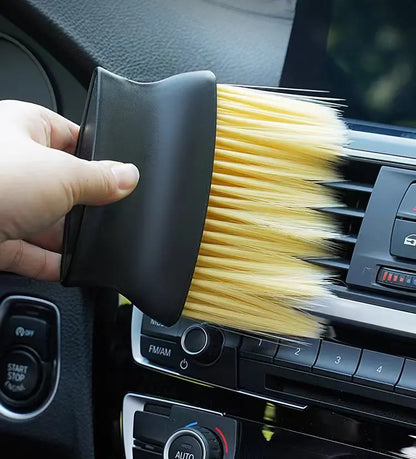 Car interior sweeping dust soft brush