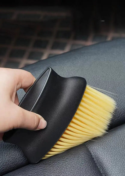 Car interior sweeping dust soft brush