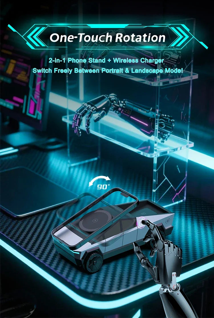 Cybertruck 3-in-1 MagSafe Fast Wireless Charger