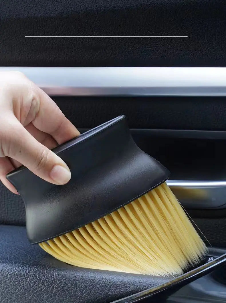 Car interior sweeping dust soft brush