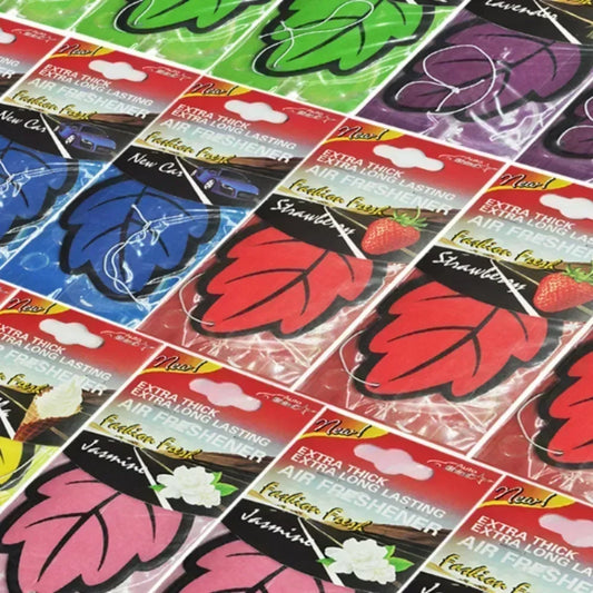 3-60pcs Car Air Freshener Natural Scented Tea Paper