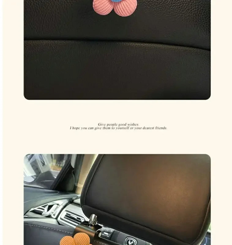 Hooks Car Clips Seat Headrest Organizer