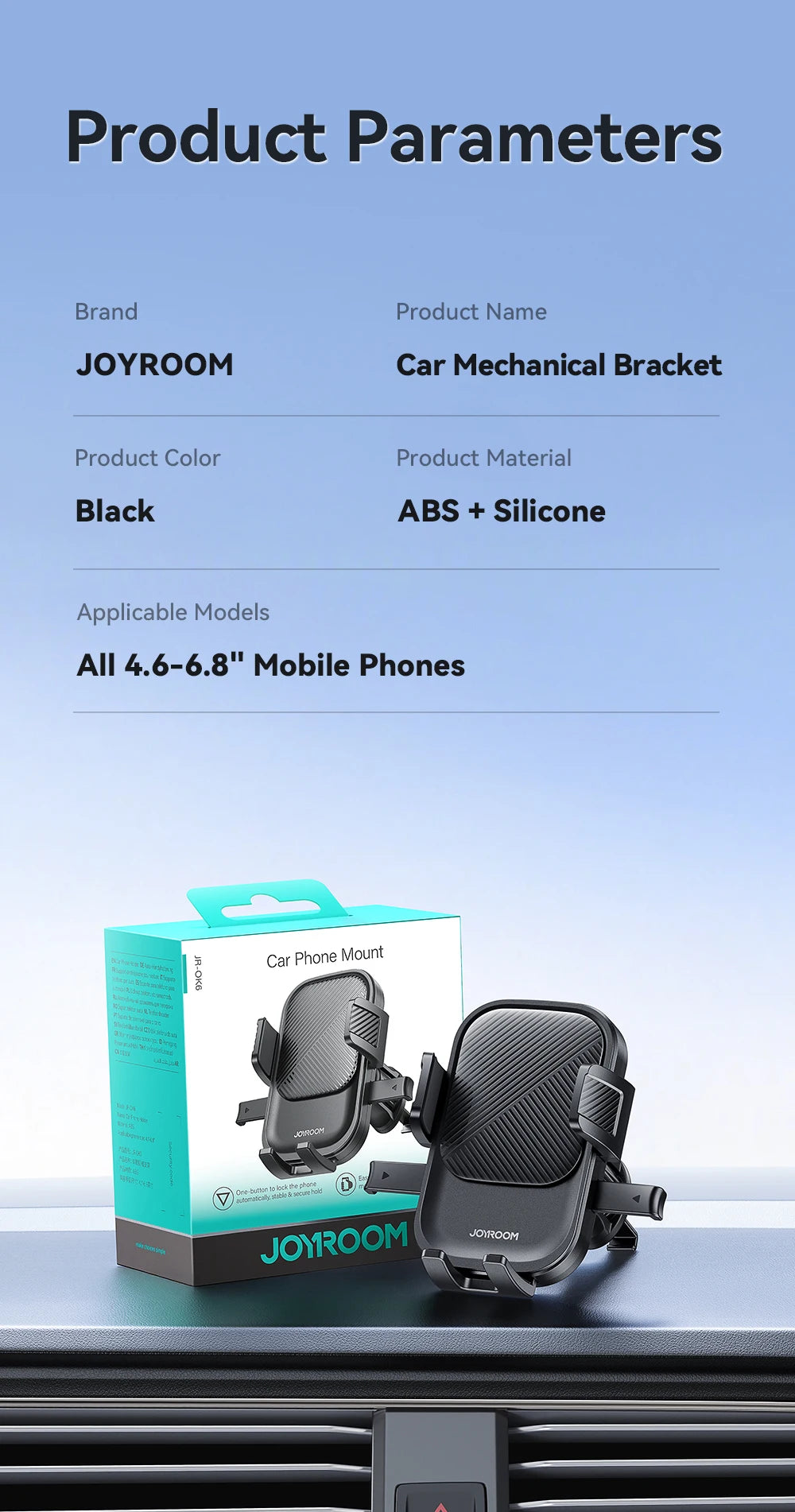 Joyroom 360° Rotation Car Phone Holder