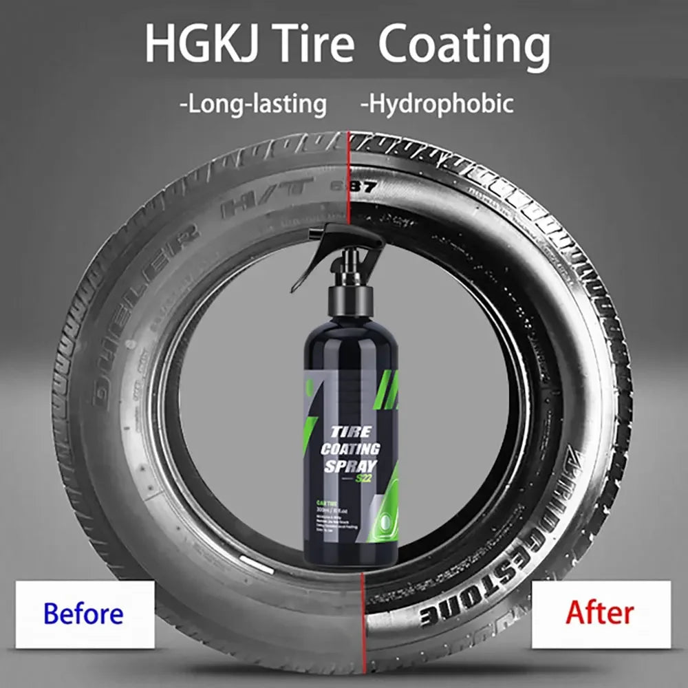 S22 Black Tire Ceramic Coating Spray